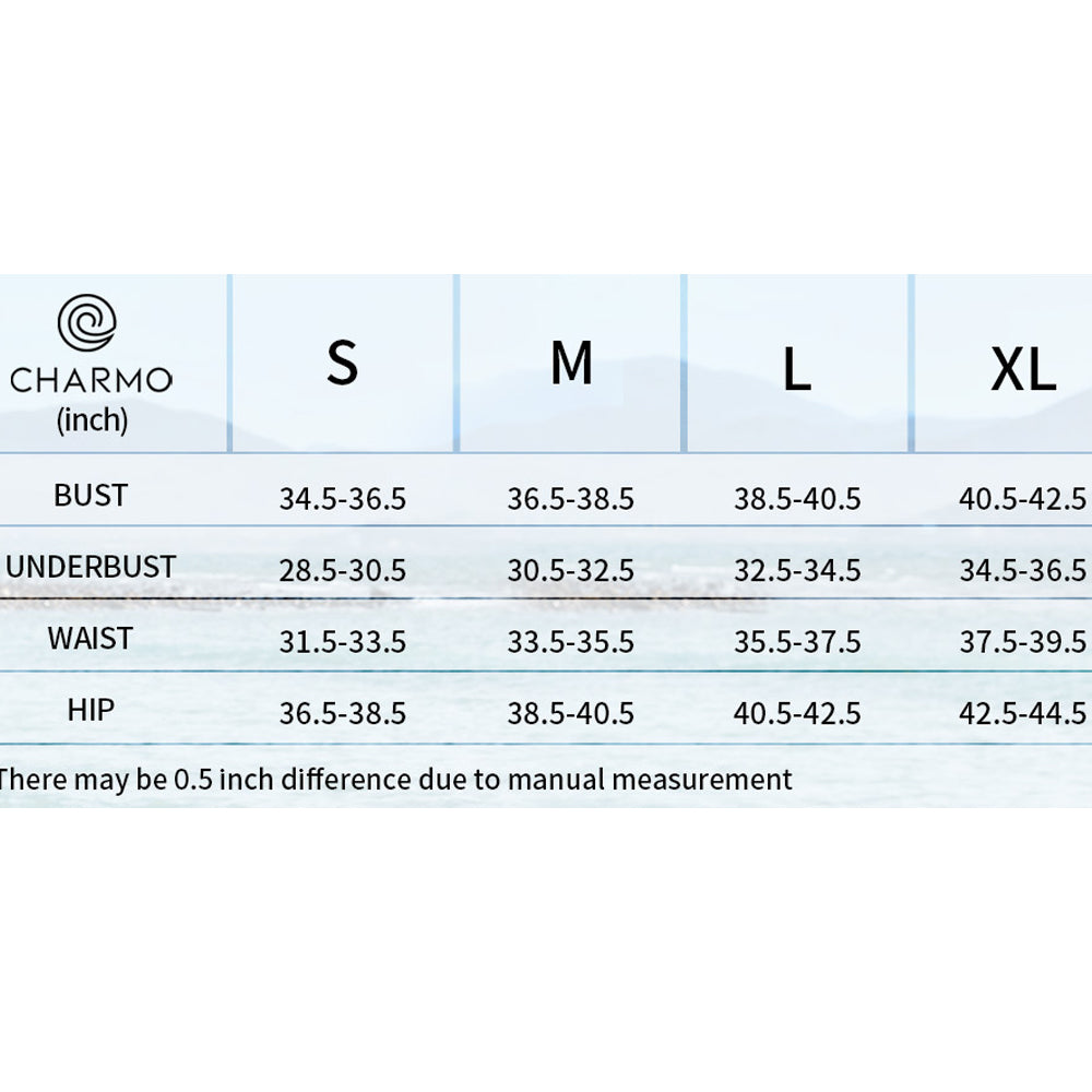 Charmo Ribbed Maternity Swimsuit One Piece Scalloped Pregnancy Bathing Suit Push Up Modest Swim Dress Swimwear