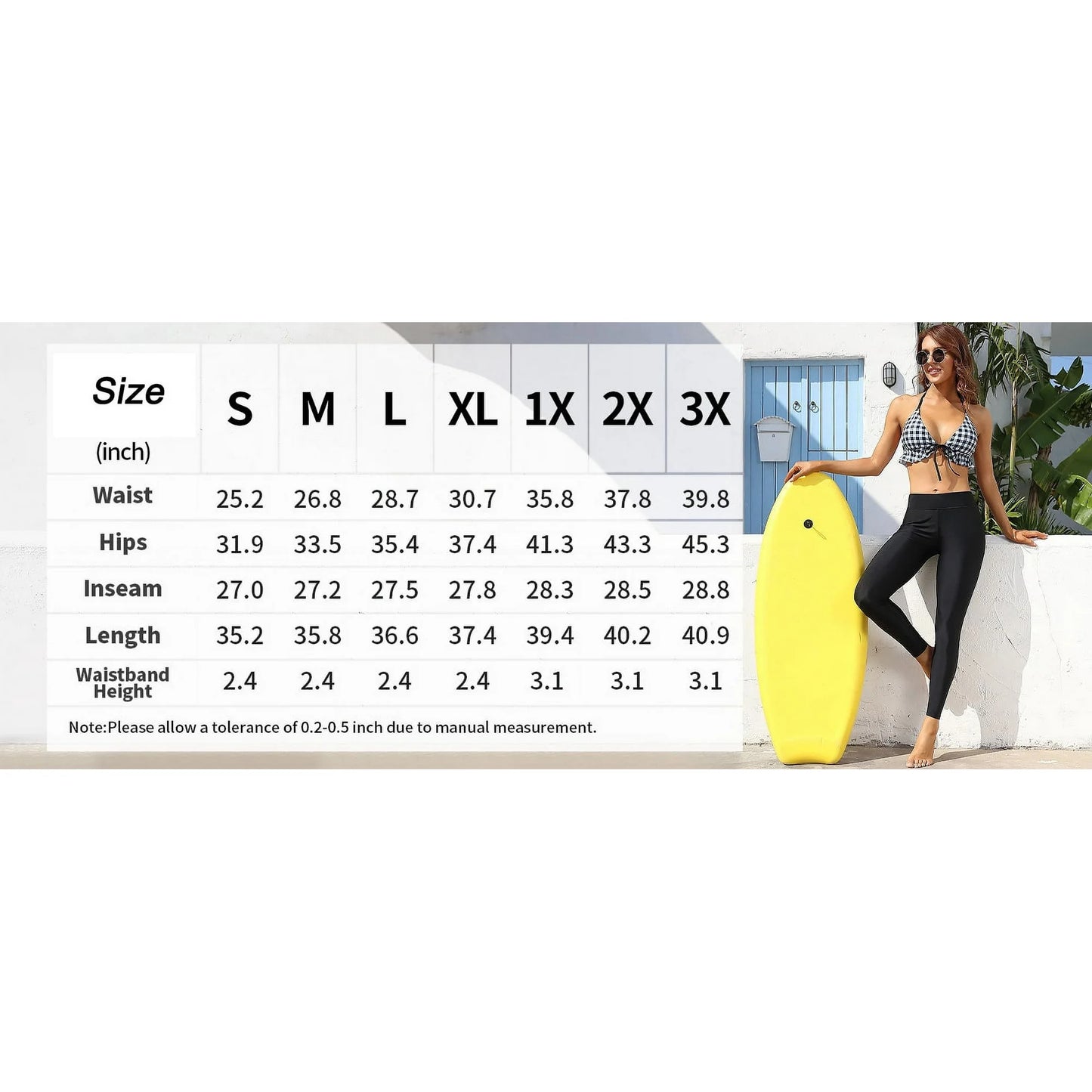 Charmo Women's Plus Size Swimming Pants High Waisted Sport Swim Leggings UPF 50+