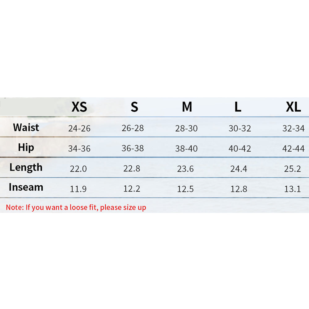 Charmo Women's High Waisted Swim Capris Scalloped Hem Swim Shorts Cropped Length Swimming Leggings