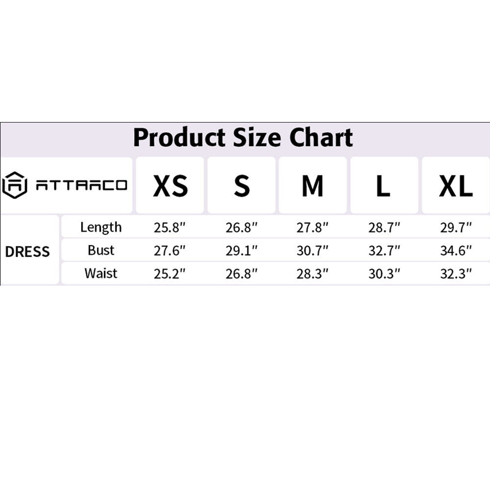 Attraco Women's Scalloped Hem Tennis Dress with Built-in Bra and Shorts Pockets Adjustable Crisscross Back Active Dress