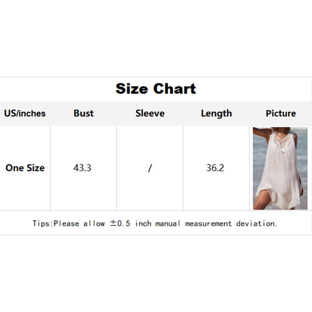 Charmo Women's Crochet Neckline Pom-Pom Tassel Open Back Sheer Cover Up Dress Beach Dress