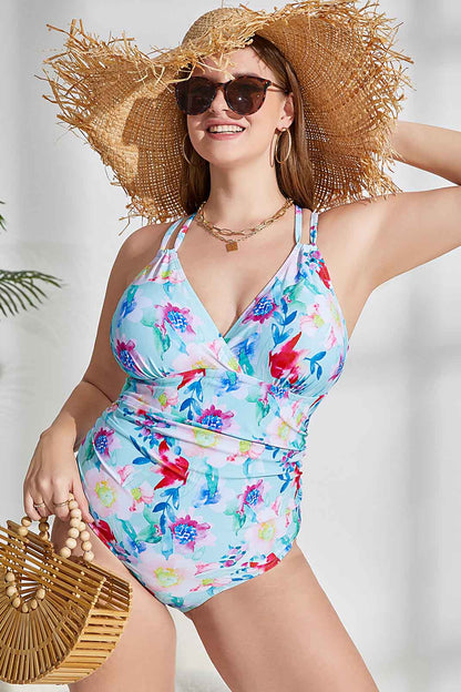 Women's Printed One pieces PLUS Swimsuits-1860