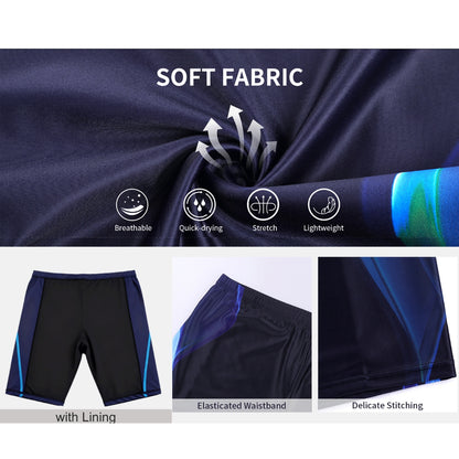 Charmo Men's Thight Swimming Shorts Quick Dry Swim Trunks Elastic Swimwear Boxer