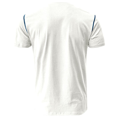Attraco Men's Short Sleeve Henley Shirt with Chest Patch Pocket & Tailored Stitching Tops