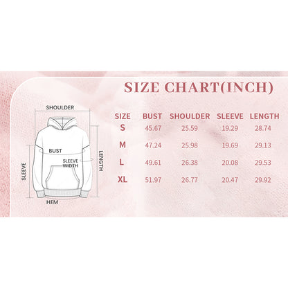 Attraco Women's Oversized Oversized Casual Drop Shoulder Pullover Hoodie Sweatshirt with Kangaroo Pocket