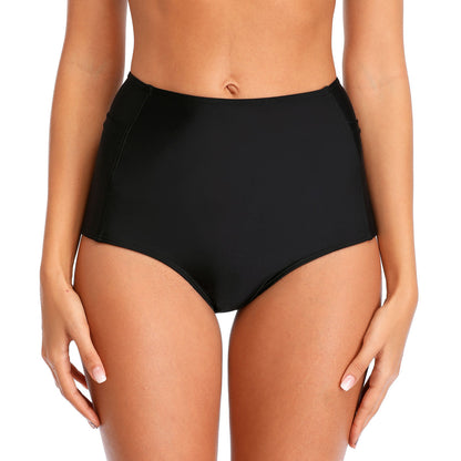 Charmo Women's High Waisted Swim Bottoms with Functional Side Pockets