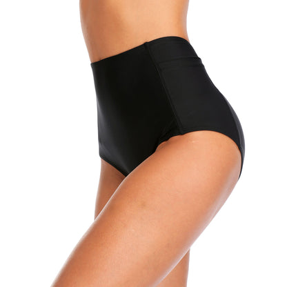 Charmo Women's High Waisted Swim Bottoms with Functional Side Pockets