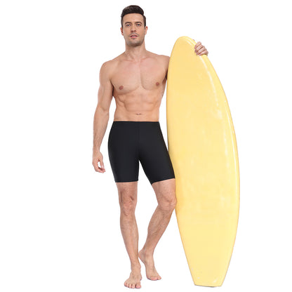 Charmo Men's Thight Swimming Shorts Quick Dry Swim Trunks Elastic Swimwear Boxer