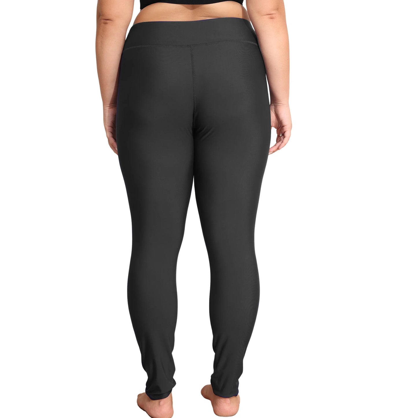 Charmo Women's  Plus Size Swimming Pants High Waisted Sport Swim Leggings UPF 50+