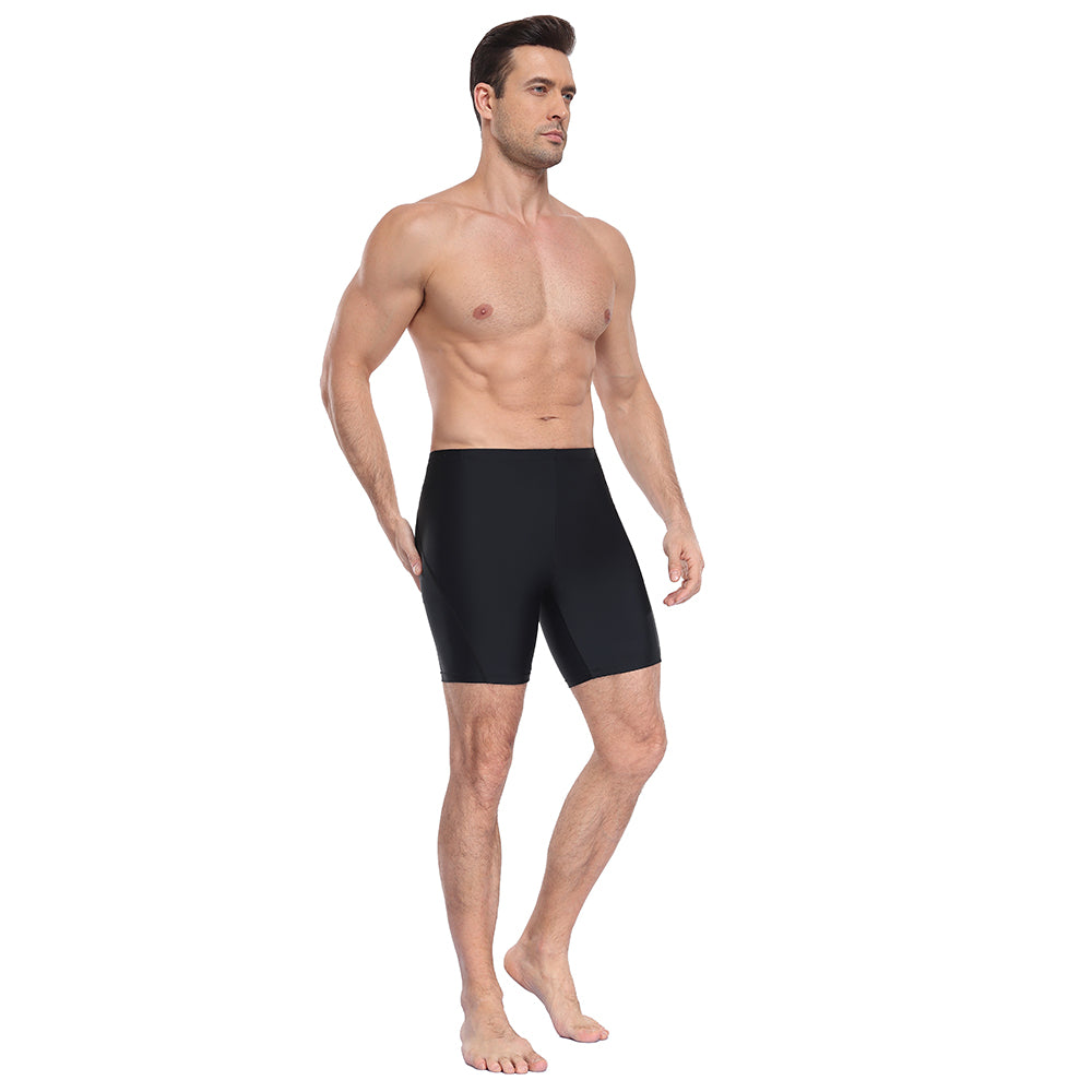 Charmo Men's Thight Swimming Shorts Quick Dry Swim Trunks Elastic Swimwear Boxer