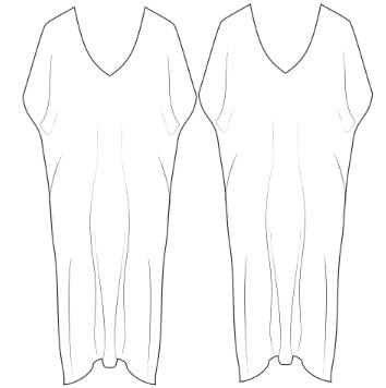 Crochet Hollow Out V Neck Cover Ups