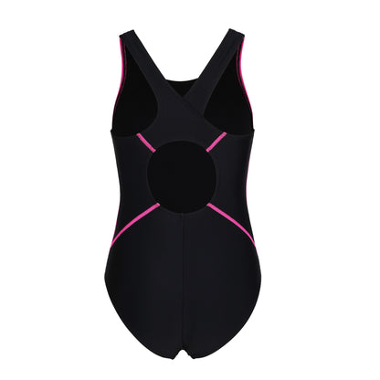 Charmo Girls One Piece Swimsuits Athletic Racerback Bathing Suit Size 7-16 Years