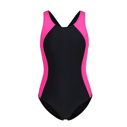 Charmo Girls One Piece Swimsuits Athletic Racerback Bathing Suit Size 7-16 Years