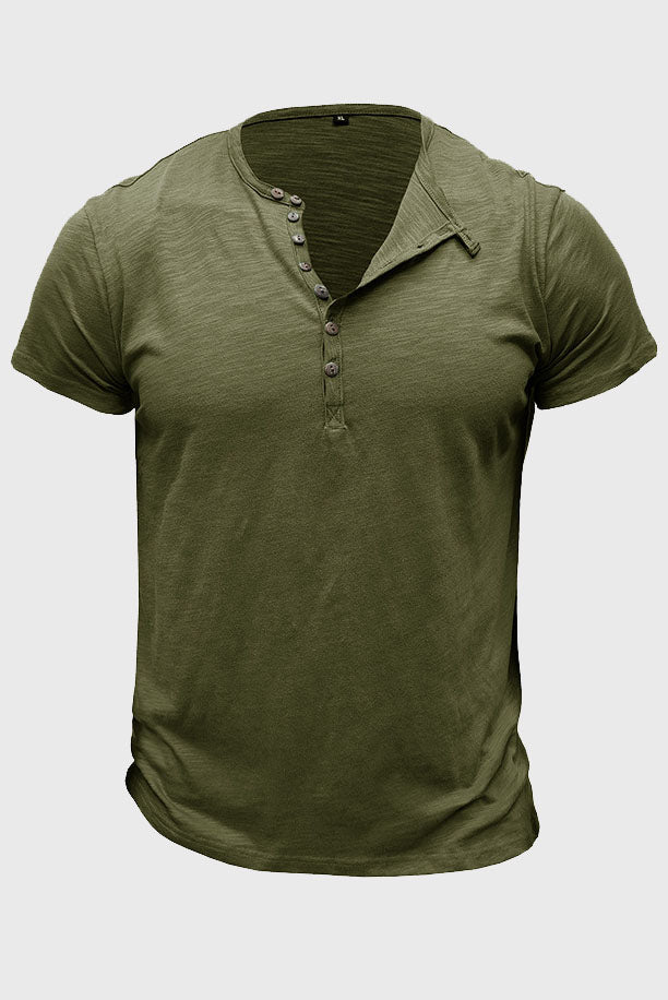 MEN'S SHORT-SLEEVE HENLEY SHIRTS