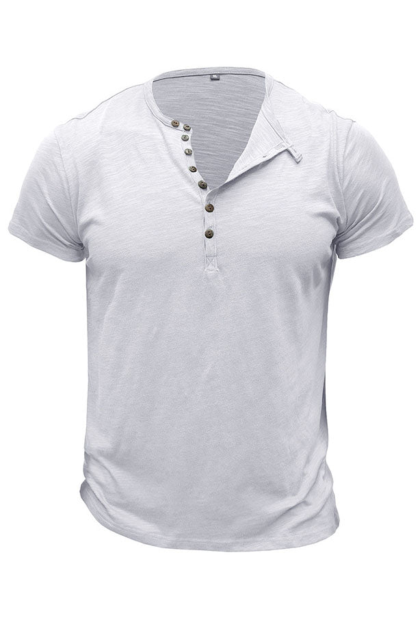MEN'S SHORT-SLEEVE HENLEY SHIRTS