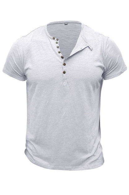 MEN'S SHORT-SLEEVE HENLEY SHIRTS