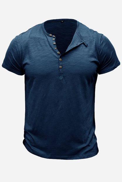 MEN'S SHORT-SLEEVE HENLEY SHIRTS