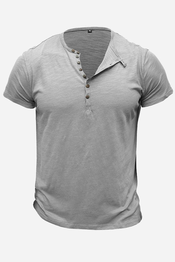 MEN'S SHORT-SLEEVE HENLEY SHIRTS