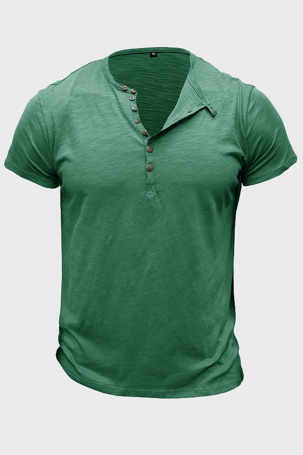 MEN'S SHORT-SLEEVE HENLEY SHIRTS