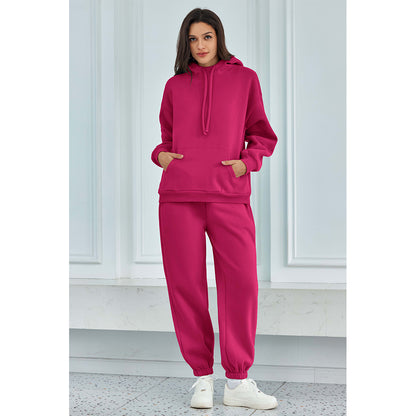 Attraco Women's Fallfreshness Unisex Airplane Model Travel Sweatpants Fleece Lined  Waistband with Side Pockets Sport Pants