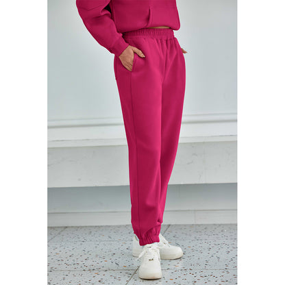Attraco Women's Fallfreshness Unisex Airplane Model Travel Sweatpants Fleece Lined  Waistband with Side Pockets Sport Pants