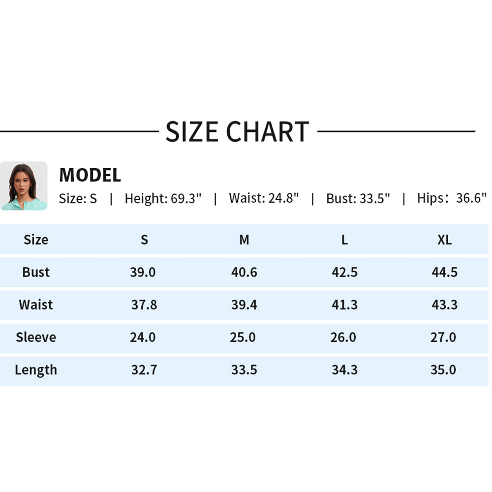 Attraco Women's Long Sleeve Rash Guard Hoodie Swim Shirts Quarter Zip Swimsuits Shirts