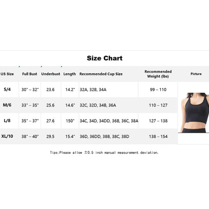 Attraco Women's Racerback U Neck Sports Bra with Removable Pads Yoga Tops