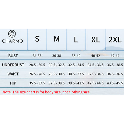 Charmo Women's Ribbed One Shoulder Swim Dress Scalloped Tummy Control Swimsuits With Built-in Side Tie and Briefs