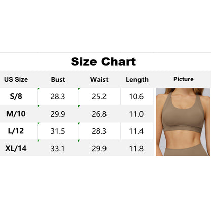 Attraco Women's U-Neck Crisscross Strappy Back Sports Bra with Removable Pads Yoga Bra Tops