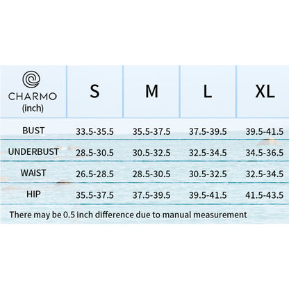 Charmo Women's Square Neck Ruched Adjustableap One Piece Swimsuit with Removable Mesh Swim Skirt