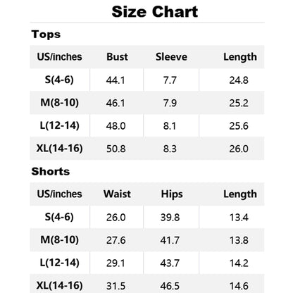 Attraco Women Striped Oversized Crew Neck Short Sleeve 2 Piece Pajama Loungewear Short Set