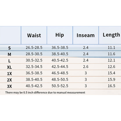 Charmo Women's Plus Size High Waisted Swim Shorts Scalloped Hem Swimsuit Shorts Side Drawstrings Swim Bottom Board Shorts
