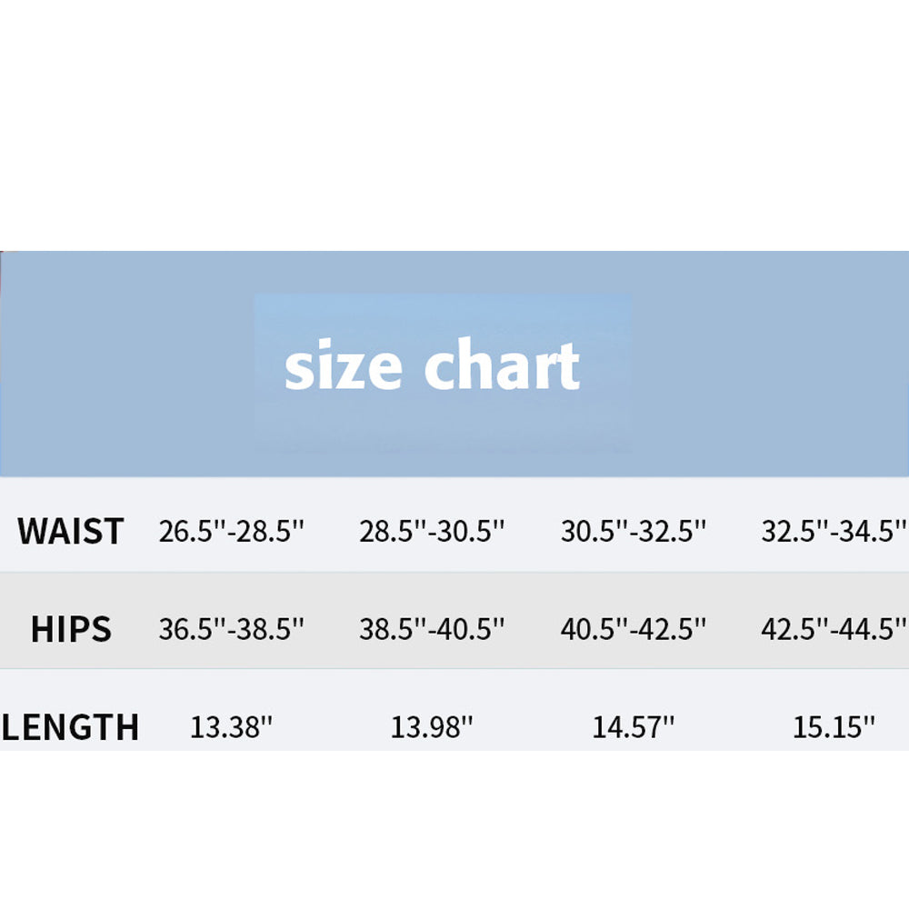 Charmo Women's High Waisted Swim Shorts with Functional Pockets Swim Bottoms