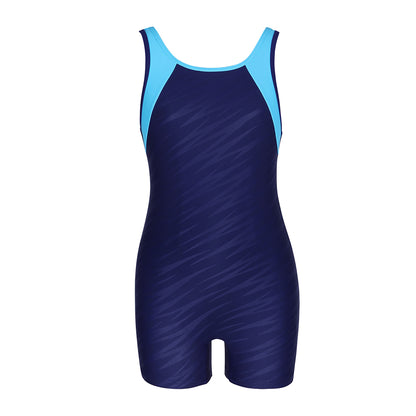 Charmo Girls Boyleg One Piece Swimsuit Athletic Bathing Suit Competitive Swimwear Size 7-16 Years