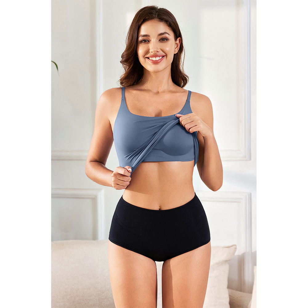 Attraco Women's Tank Top with Built in Bra Adjustable Strap Camisole Top Summer Sleevless Cami Shirt