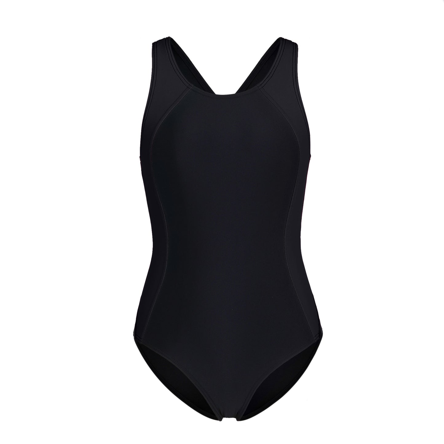Charmo Girls One Piece Swimsuits Athletic Racerback Bathing Suit Size 7-16 Years