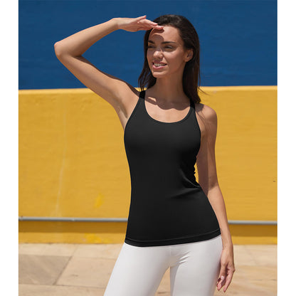 Attraco 2 Pack Ribbed Workout Tank Top with Built in Bra for Women Tight Fit Seamless Yoga Top