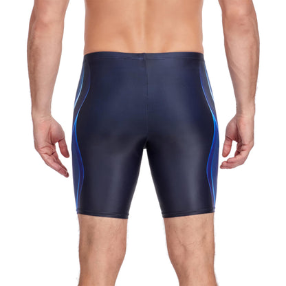 Charmo Men's Thight Swimming Shorts Quick Dry Swim Trunks Elastic Swimwear Boxer