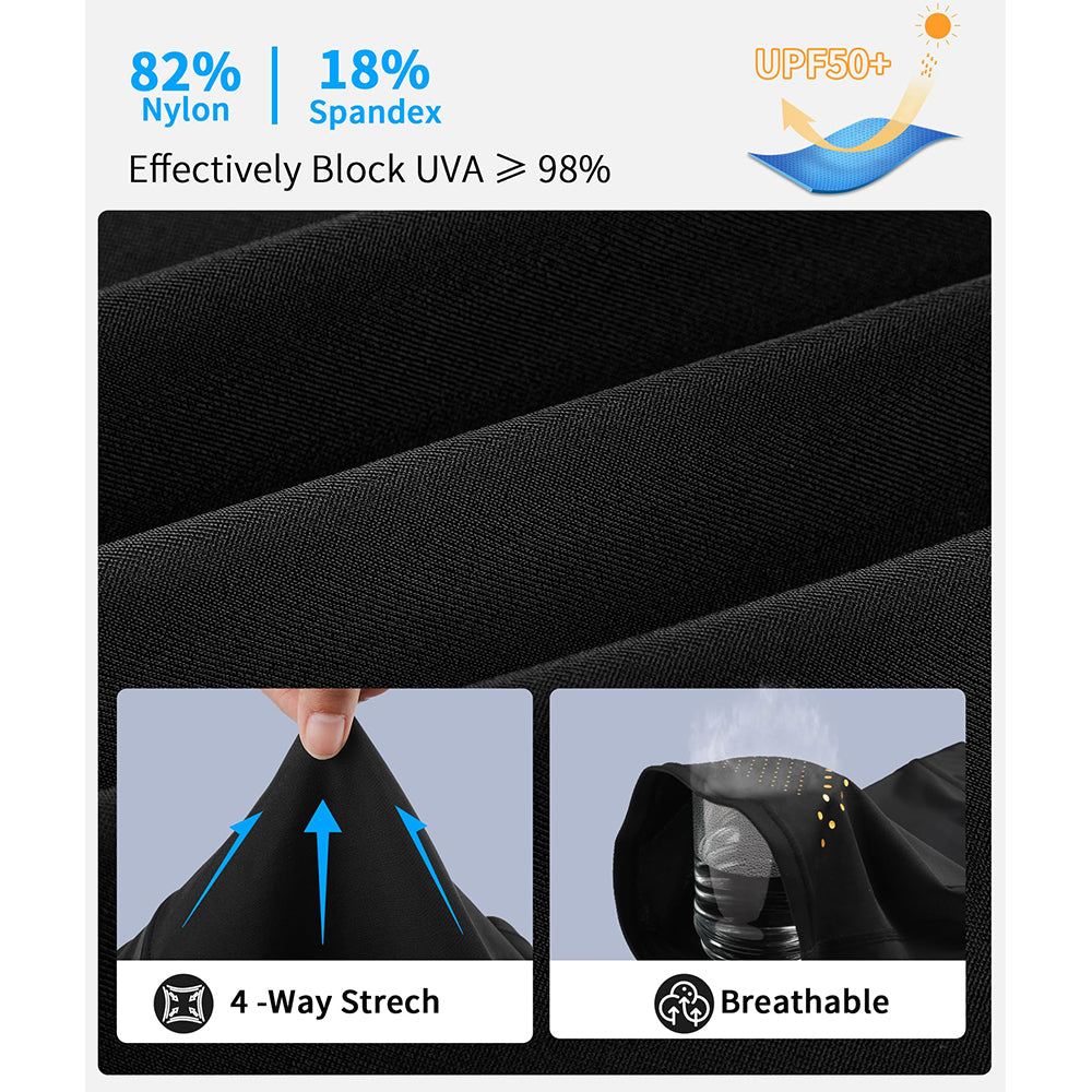 Charmo Women's High Waisted Tummy Control Knee Length Studded Dot Swim Shorts