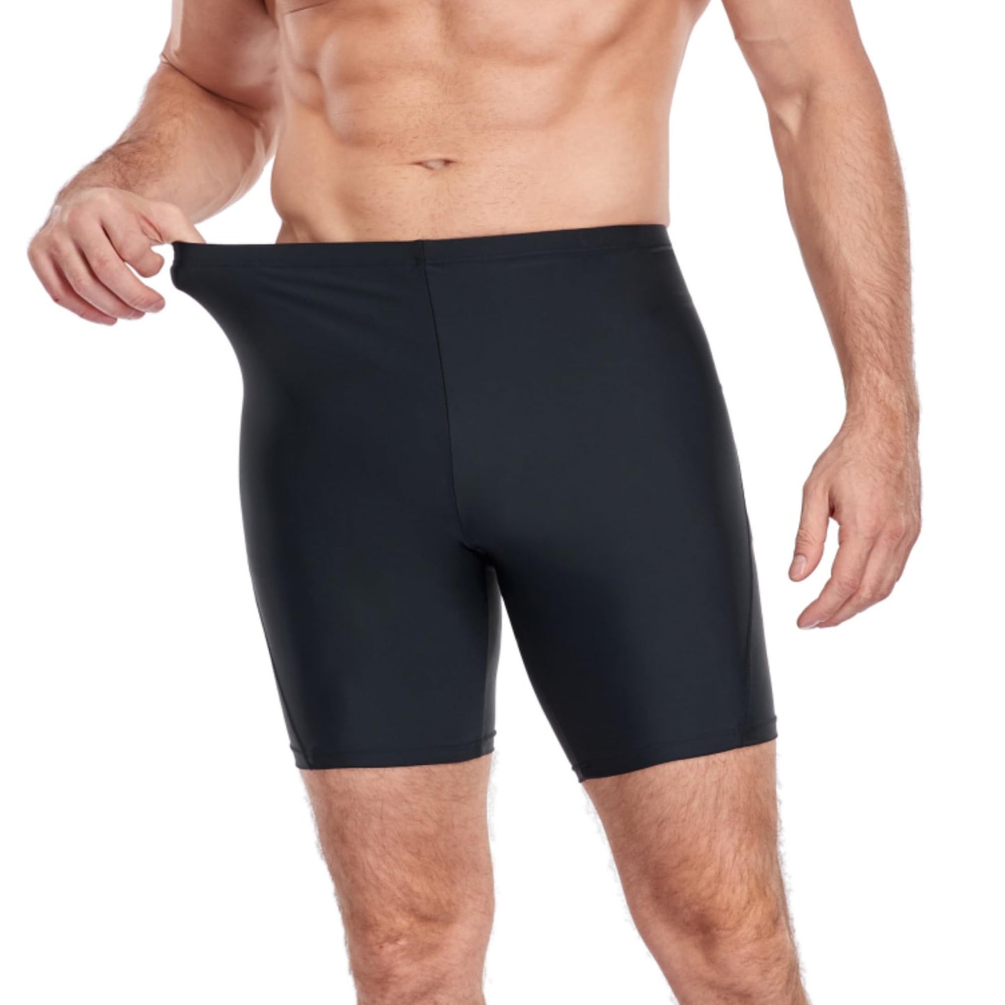 Charmo Men's Thight Swimming Shorts Quick Dry Swim Trunks Elastic Swimwear Boxer