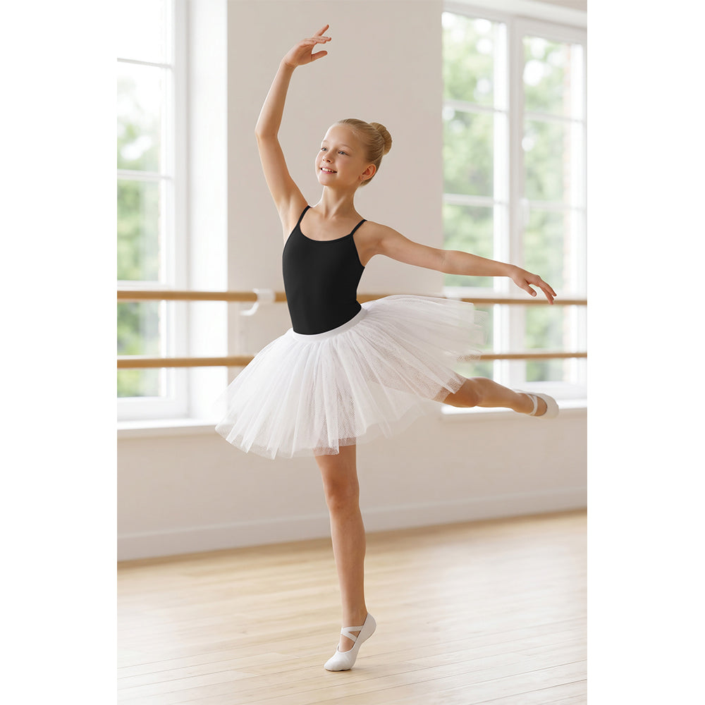 Attraco Girls Seamless Cami Tank Top with Built-in Bra, Lightweight Stretch Camisole for Dance, Tennis, Gym, School and Everyday Wear 9-16Years